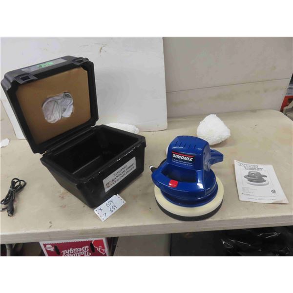 Simoniz 10" Orbital Polisher/ Waxer with Case - New 