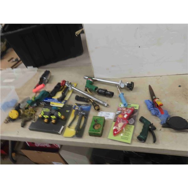 Garden Hose Nozzle, Sprinkler, Taps, Flower Bed Tools