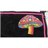 Image 3 : Vintage ' Eat Me' Mushroom Black Light Poster - Fuzzy ! 23" x 35" 