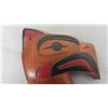 Image 4 : North West Coast First Nations Hand Carved + Painted Cedar Wood Wall Hanging 