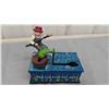 Image 2 : Vintage Cast Iron Mechanical Bank Fishing ' The One That Got Away' - works