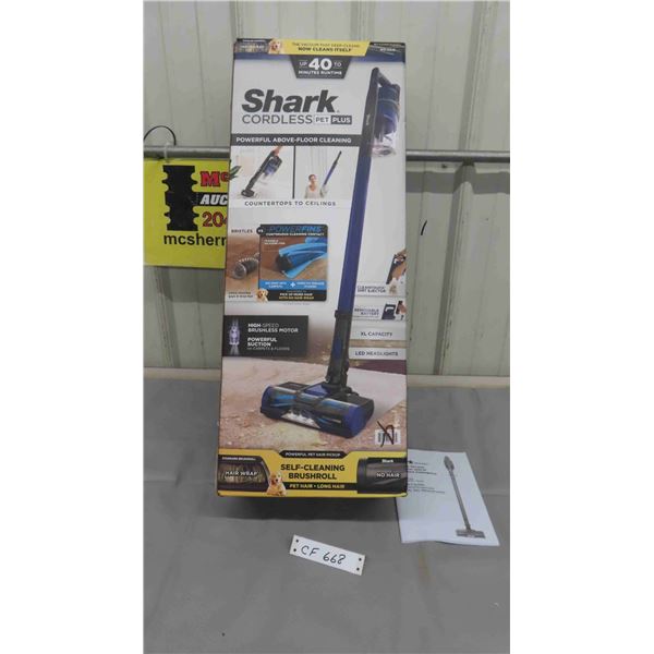 New in Box Sharp Cordless Pet Plus Vacuum