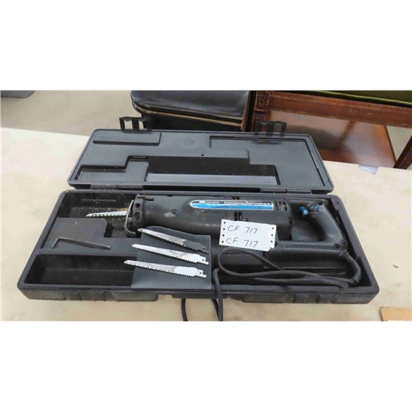 Craftsman Electronic Reciprocating Saw + Extra Blades with Case