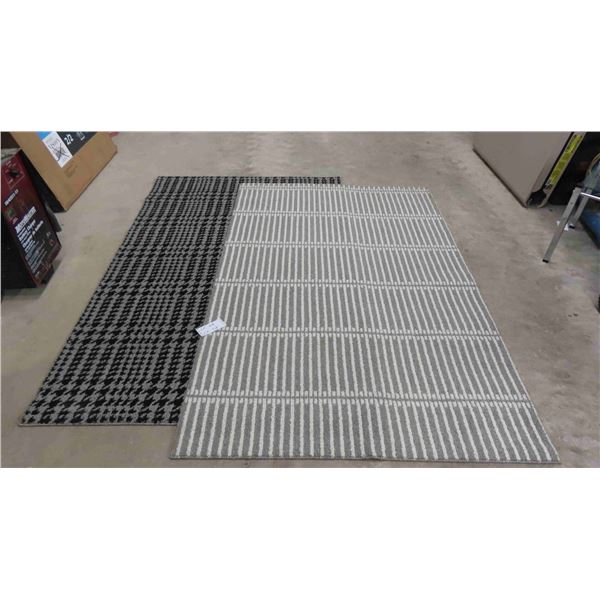 2 Area Rugs - both 46" x 72" 