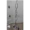 Image 4 : 2 Modern Abstract Lights - White 45" Tall , Chrome 59" 