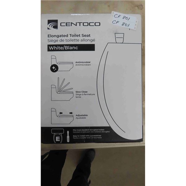 New in Box Centoco Elongated Toilet Seat
