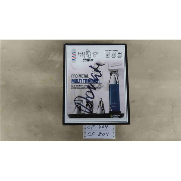 New in Box Conair Barber Shop Pro Series Pro Metal Multi- Trimmer with 