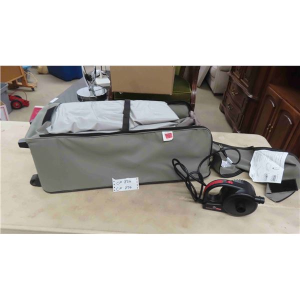 Walmart Folding Queen Bed in a Bag with Coleman Quick Pump