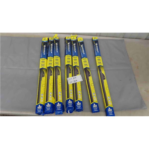 7 Michelin Wiper Blades ; 14"  , 18" ,  20" 