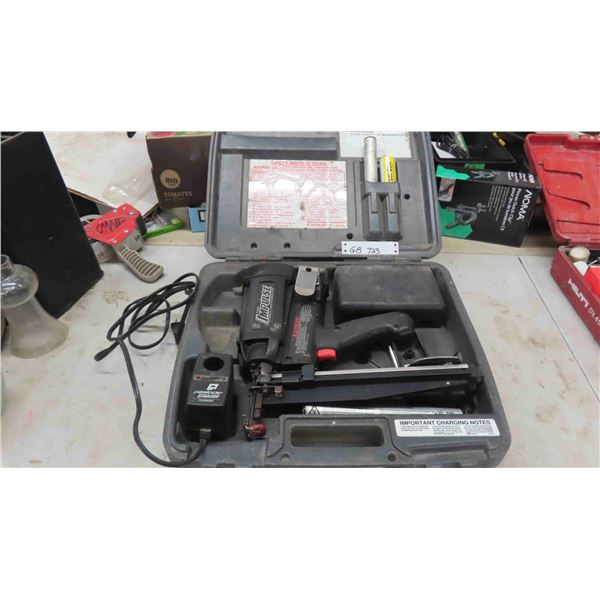 Paslode Impulse Cordless Finish Nailer Model IM250 with Charger, Case, Batteries