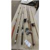 Image 1 : 5 Fishing Rods with 3 Reels