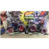 Image 3 : 5 Hot Wheels New in Package Monster Trucks