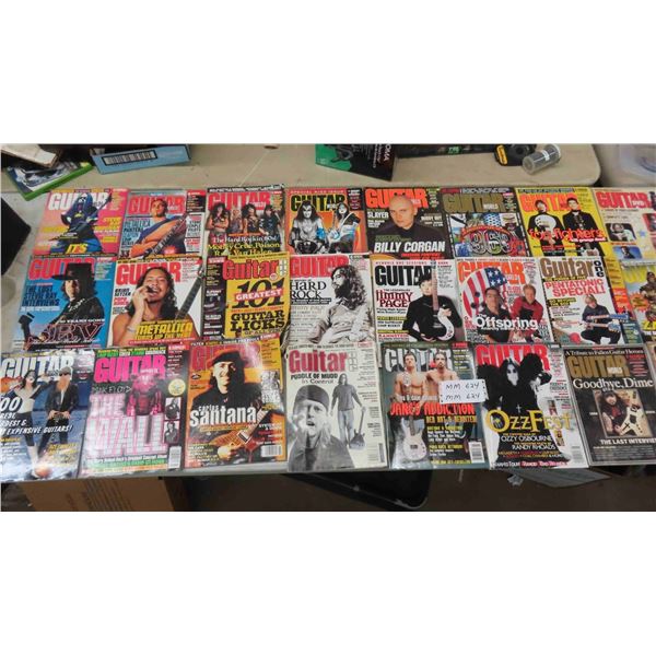 40 Magazines - Guitar Related