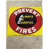 Image 2 : Prevent Fires Imperial Tobacco Company Metal Sign 17'' x 15''