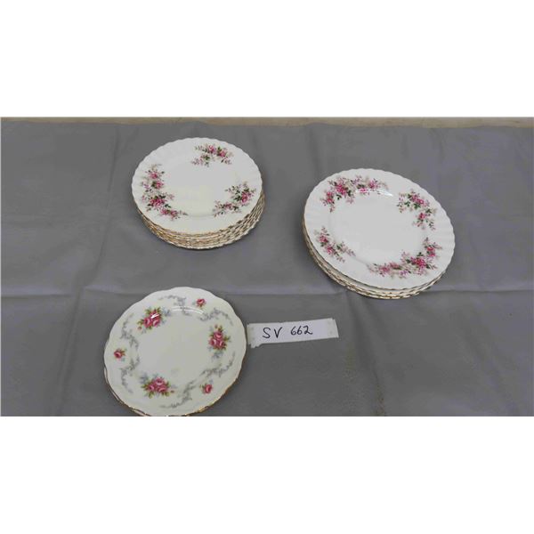 Royal Albert 11 pcs Lavender Rose + 2 Pieces Tranquility
