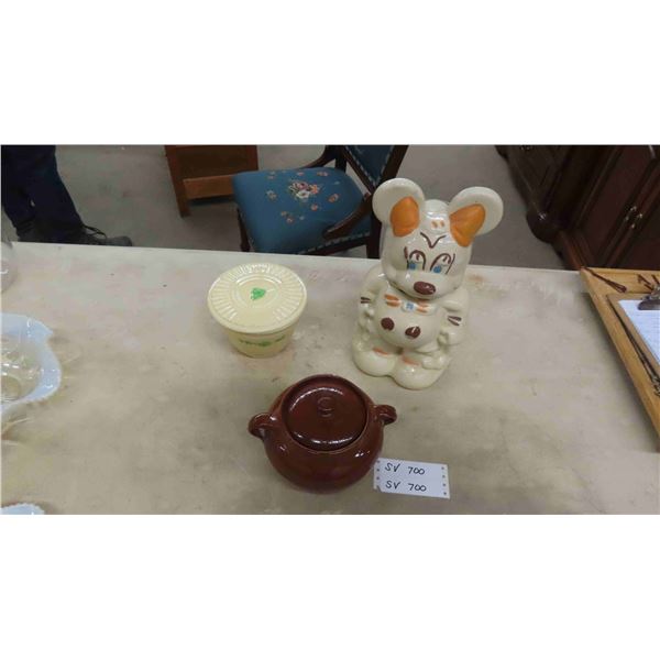 Cookie Jar, Ceramic Bowl with Lid, plus more