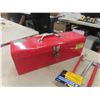 Image 2 : Metal Tool Box, Pipe Wrenches, Pipe Cutter 1/8" - 2", some accessories