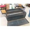 Image 5 : (2) Tool Boxes - One Metal 9" x 10" x 21" + 1 Poly 11" X 11" x 25" 