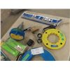 Image 4 : Plumbing Items ; Drain Auger, (2) Fish Tapes, Pipe Cutter, Faucet Kit, plus more