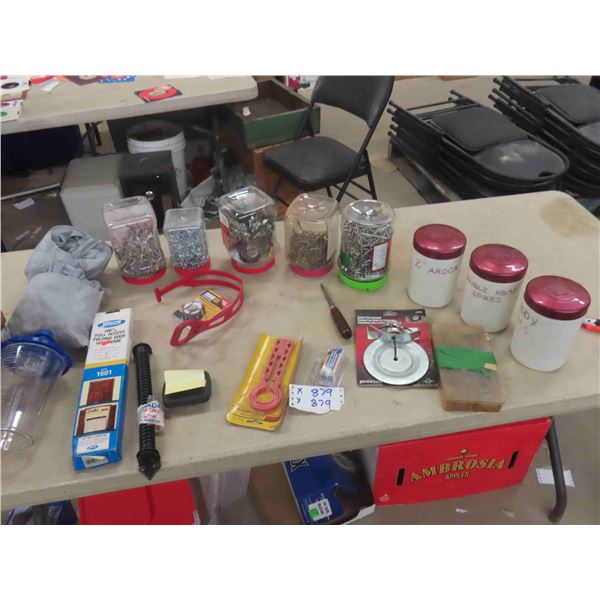 Nails, Screws, Door Hardware, plus more