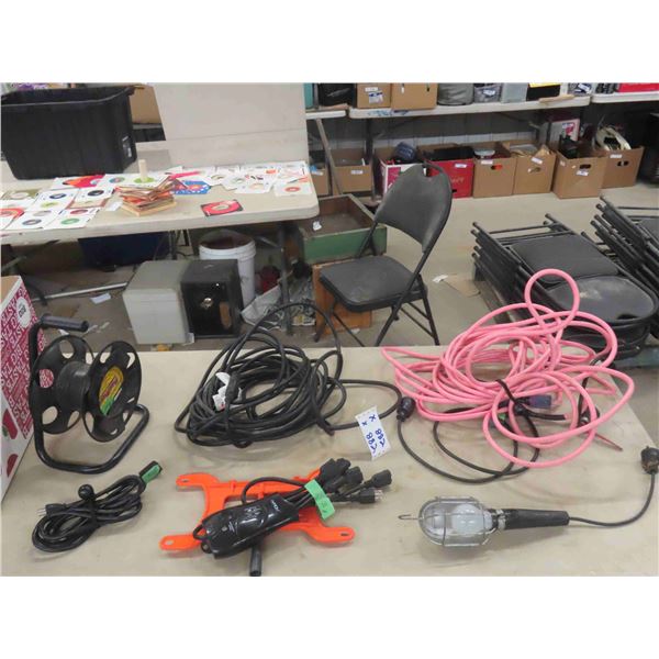 Extension Cords, Trouble Light, Cord Reel, plus more