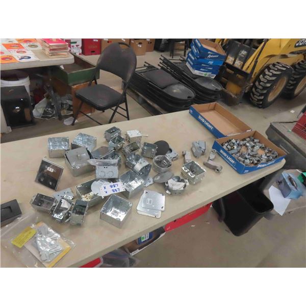 Electrical Boxes + Covers, Connectors, plus more