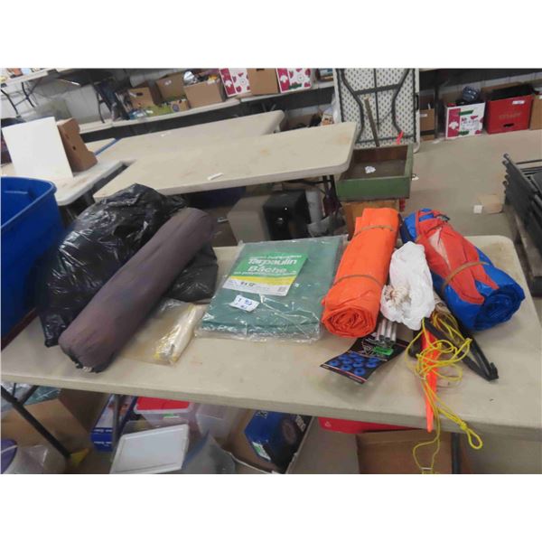 2 or 3 Tents? Tarps, Accessories, Storage Tub + Lid