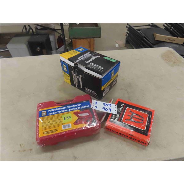 New 4pc 3 Jaw Gear Puller Set, 2 Jaw Gear Puller, Puller Remover/ Installer Set