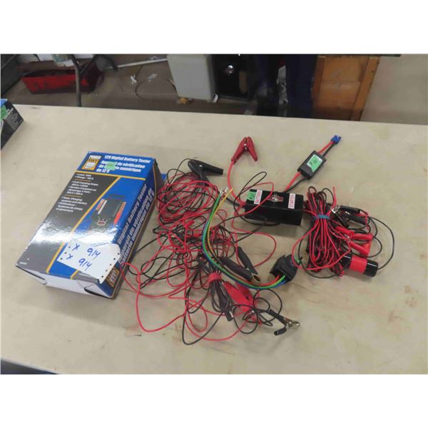 12V Battery Tester, Trickle Wire, Plus more