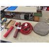 Image 1 : Heavy Duty Booster Cables, 2 Tubes of Road Flares + Tub