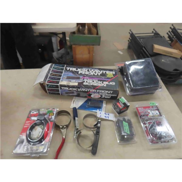 Trunk Winter Front, Cargo Net, Oil Filter Wrench, Stake Pocket Anchor, plus more