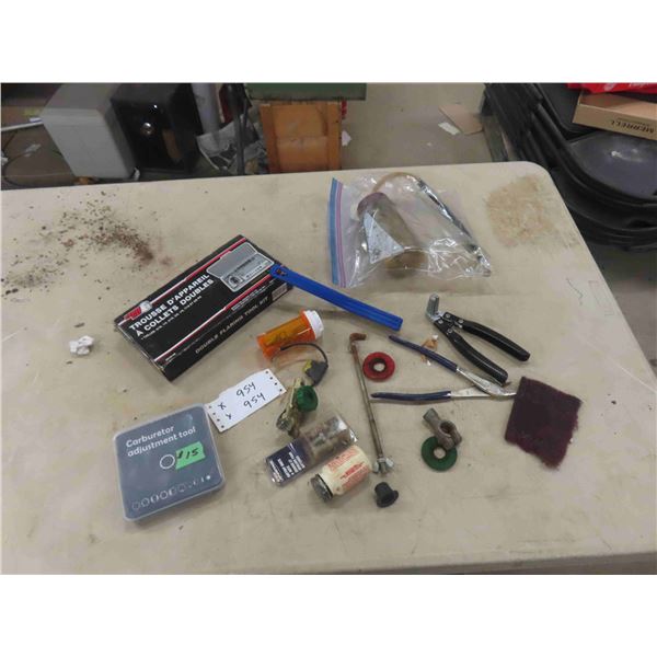 Carburetor Adjustment Tool, Flaring Tool, Battery Parts 