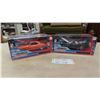 Image 1 : New in Box 1969 Firebird & 1968 Camaro SS Diecast Cars Scale 1:24