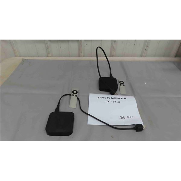 2 Apple TV Media Boxes 