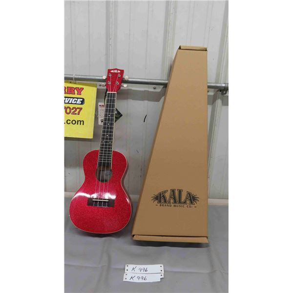New Kala Sparkle Red Ukelele