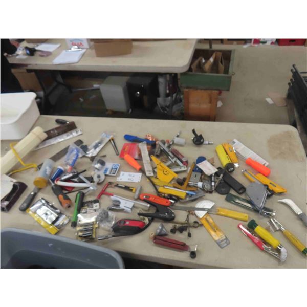 Utility Knives, Chalk Line, Measuring Device, Sanding, Plus