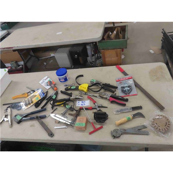 Crimpers, Oil Filters, Chain, Vice Grips, Wrenches, Plus