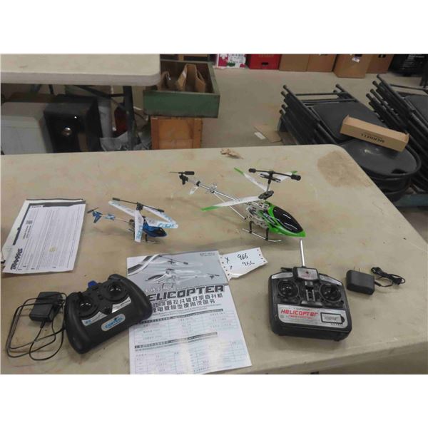 2 Remote Control Helicopters : Aerocraft, Superior