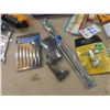 Image 6 : 37 Piece Tire Repair Kit, Drill Bits, Air Nailer, Tape Measure, Shop Odds, Plus