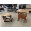 Image 1 : Router Table on Casters 35'' x 30'' x 24'' , Shop Stand 25'' x 27'' x 20''