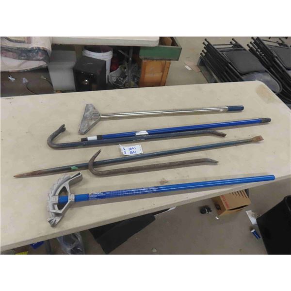 Wrecking Bars, Prys, Scrapers, Pipe Bender 