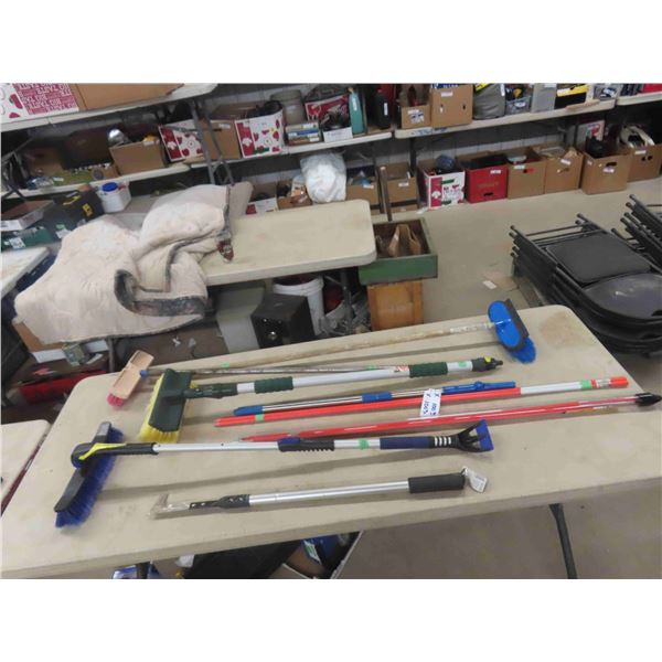 Snow Brush/Scrapers, Wash Brush, Driveway Markers, Handled Edge Knife