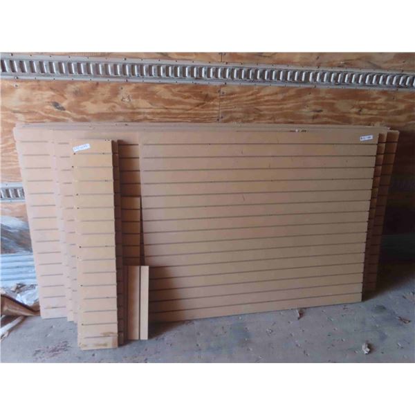 17 Sheets of Slot Board - Half are 4x8, Half are 4x9-4