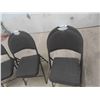 Image 2 : 4 Folding Chairs with Soft Upholstered Seat