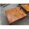 Image 3 : Pine Coffee Table 17'' x 34'' x 34'' , 2 End Tables 23'' x 22'' x 27''