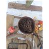 Image 2 : Pail of Chain, Water Pump, Barrel Pump, Large Bolt Cutters 