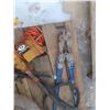 Image 4 : Pail of Chain, Water Pump, Barrel Pump, Large Bolt Cutters 