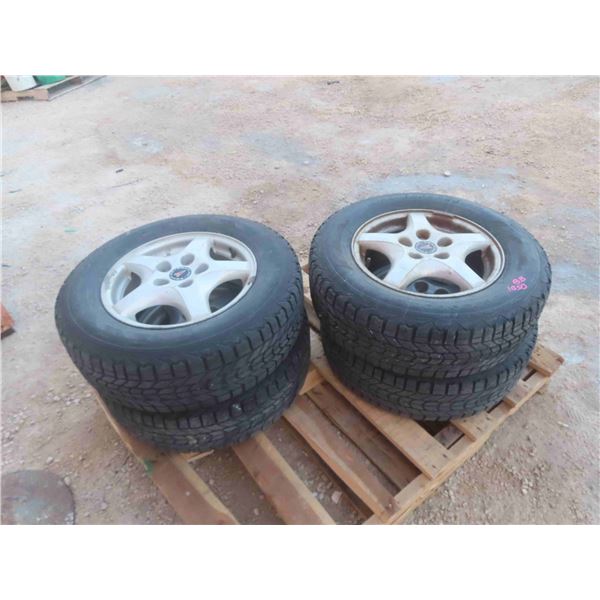 4 Tires and Rims - Firestone 205/70R 15