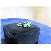 Image 2 : New Genuine Emerald (opaque) with Black Spinal on Sterling Silver Ladies Ring