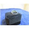 Image 3 : New Genuine Emerald (opaque) with Black Spinal on Sterling Silver Ladies Ring
